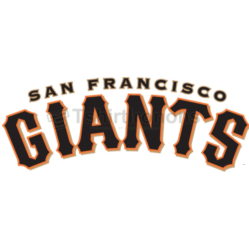 San Francisco Giants T-shirts Iron On Transfers N1899 - Click Image to Close